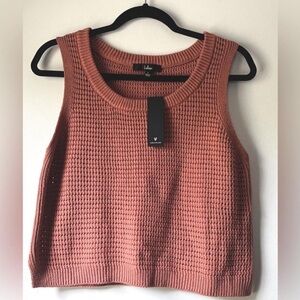 Lulu's Mauve Knit Tank Top NWT